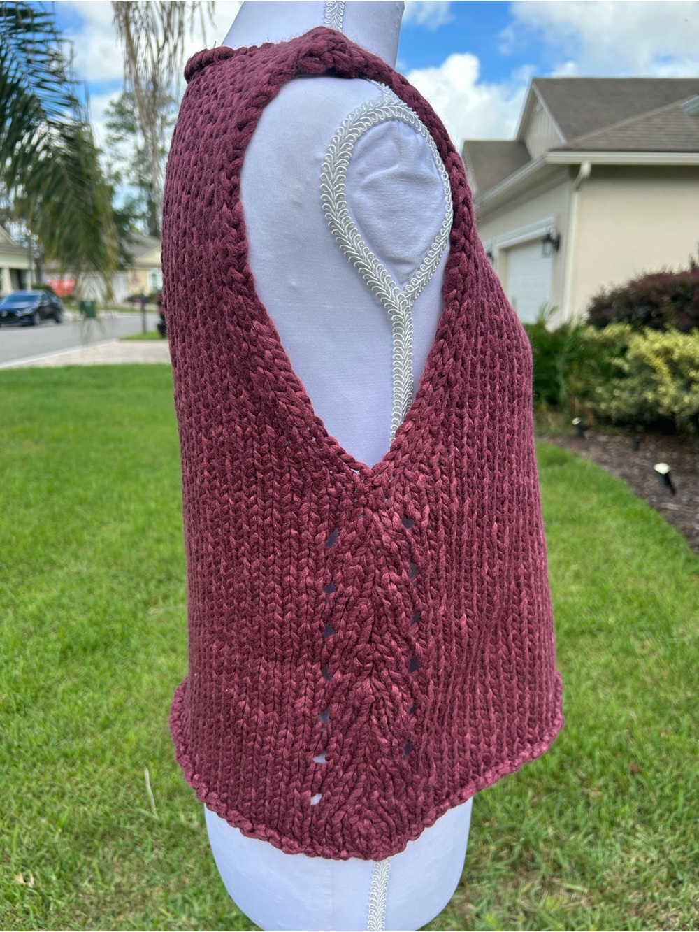 NWT🌷Free People Opal Rolled Round Neck Sleeveless Sweater Knit Tank Top - Picture 8 of 11